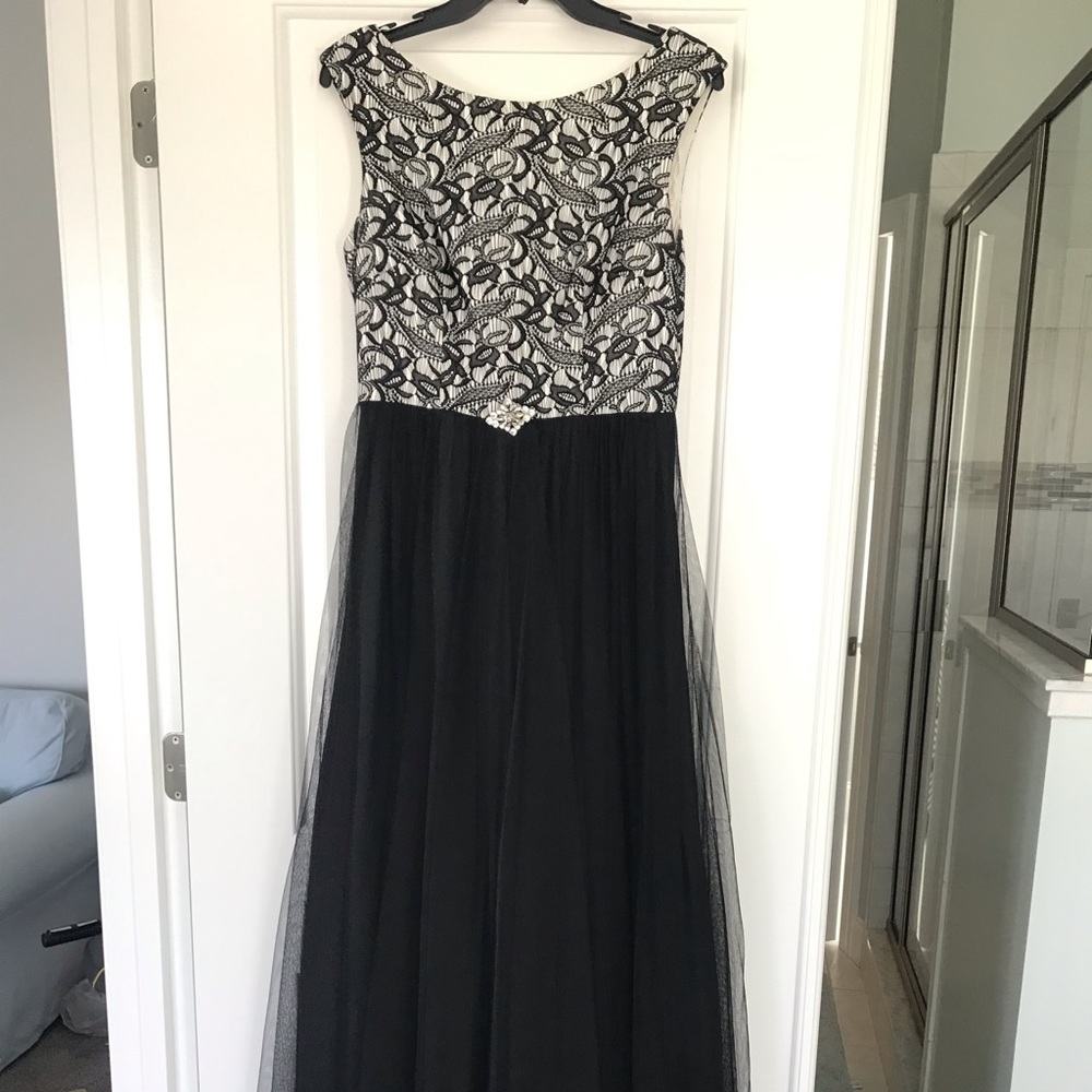Aidan Maddox, Black & White Formal Gown